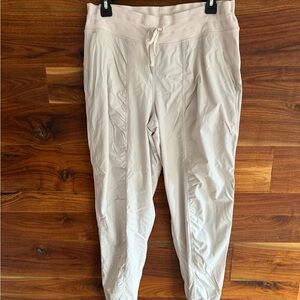 Lululemon Women’s Cream Joggers, size 12, EUC